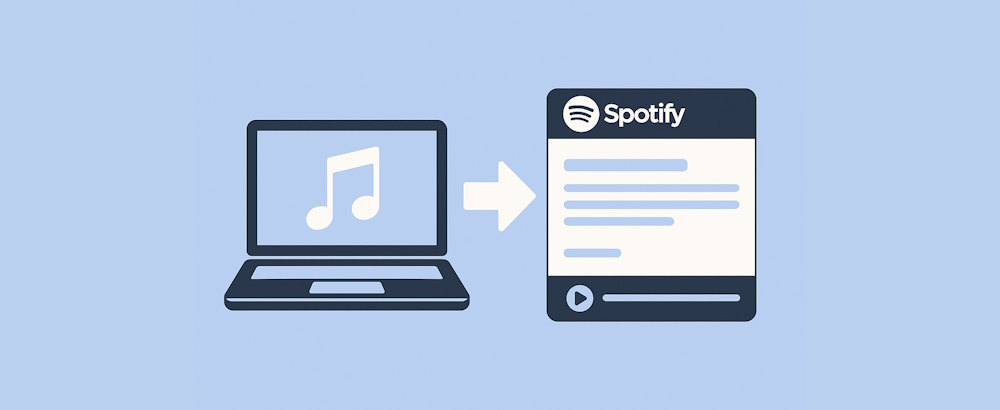 eigen muziek op spotify