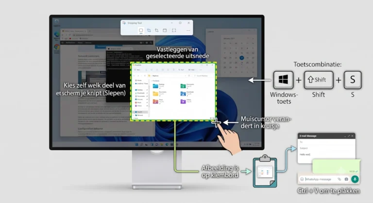 screenshot maken in windows